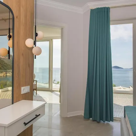 Beachfront White With Private Swimming Pool