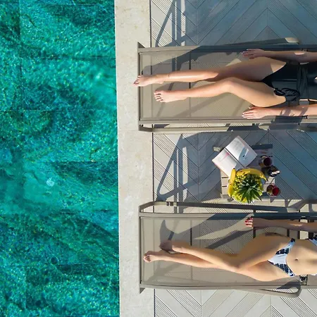 Beachfront White With Private Swimming Pool