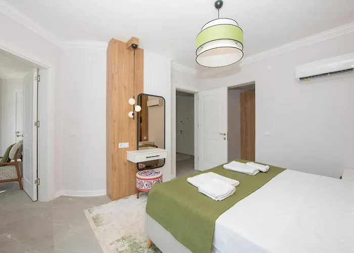 Beachfront White Wıth Private Swimming Pool Kalkan