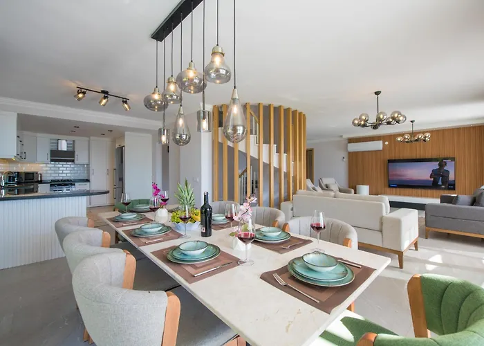 Villa Beachfront White Wıth Private Swimming Pool